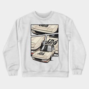 Honda Prelude III 3 Gen Stance Static Camber Classic Crewneck Sweatshirt